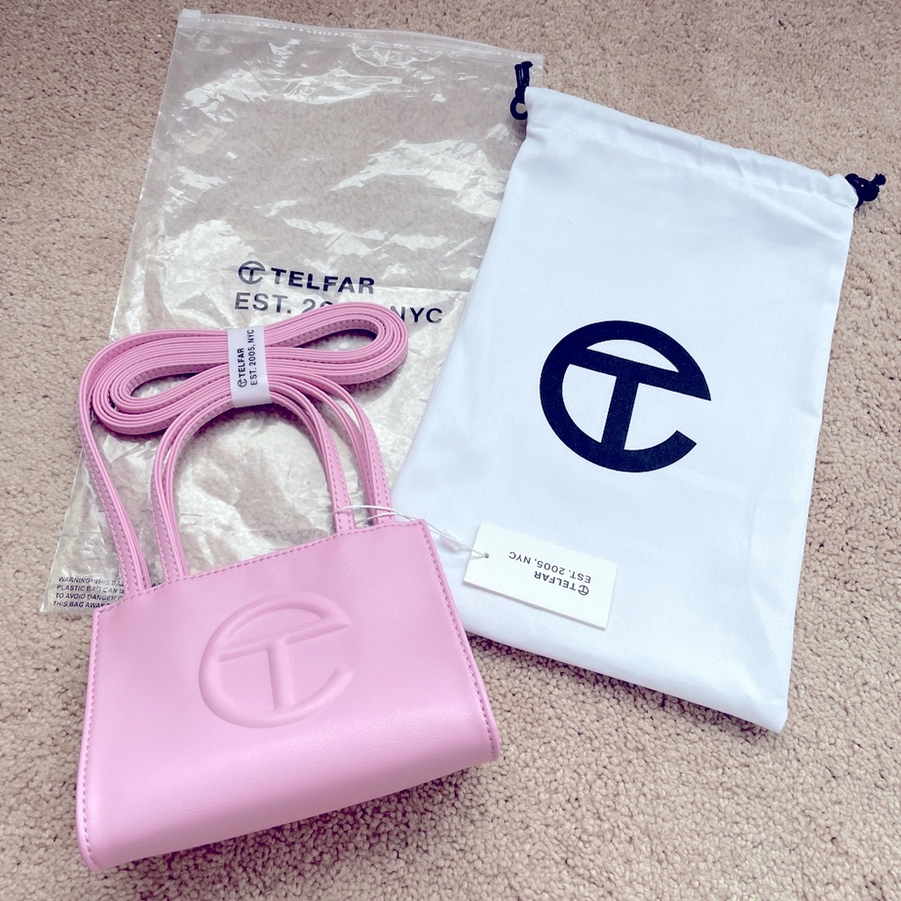 NEW! Authentic Telfar Small Bubblegum Pink Shopping Bag